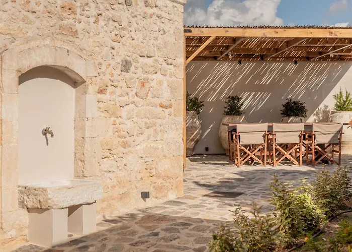 Antama Living, Luxe Stonehouse With Pool & Bbq Villa Rethymno